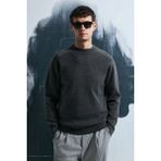 Lufian Herman Erkek Kazak - Koyu Gri - 3XL