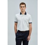 Lufian Hold Smart Erkek Polo Tişört Kırık Beyaz