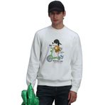 LUFIAN Igor Sweatshirt Kırık Beyaz, L, 112030128, Kırık Beyaz, erkek