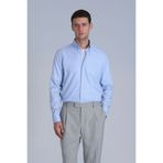 Lufian Jakob Erkek Basic Gömlek Slim Fit Mavi