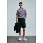 Lufian Jon Smart Erkek Polo Tişört - Mürdüm - XL