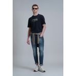 Lufian Joy Smart Jean Erkek Pantolon Slim Fit Mavi - 34 - 32
