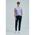 Lufian Junya Erkek Basic Tişört Lila - M