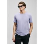 Lufian Junya Erkek Basic Tişört Siyah - Lila - XS