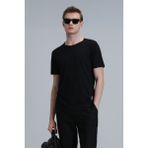 Lufian Junya Erkek Basic Tişört Siyah - XL