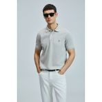 Lufian Laon Smart Erkek Polo T-Shirt 111040206 - Bej - 4XL