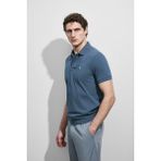 Lufian Laon Smart Erkek Polo Tişört - Antrasit - 4XL