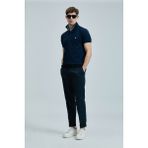 Lufian Laon Smart Erkek Polo Tişört - Lacivert - XS