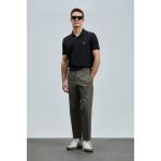 Lufian Laon Smart Erkek Polo Tişört Siyah - XL