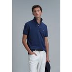 Lufian Laon Smart Erkek Polo Tişört Slim Fit Açık Lacivert