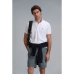 Lufian Laon Smart Erkek Polo Tişört Slim Fit - Beyaz - 2XL
