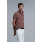 Lufian Laon Smart Erkek Polo Tişört Slim Fit - Kiremit - 3XL