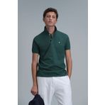 Lufian Laon Smart Erkek Polo Tişört Slim Fit Ördek Yeşili
