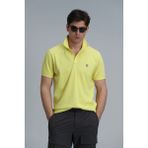 Lufian Laon Smart Erkek Polo Tişört Slim Fit Sarı - XS - Sarı