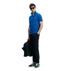 LUFIAN Laon Smart Polo Tişört, M, 111040206, Saks, Erkek