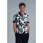 Lufian Lındon Smart Erkek Polo Tişört - 3XL - Kırık Beyaz