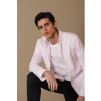Lufian Lora Smart Comfort Slim Fit Pembe Erkek Gömlek