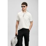 Lufian Lord Smart Erkek Polo Tişört Kırık Beyaz - 2XL