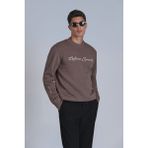 Lufian Loved Erkek Sweatshirt - Bakır - 2XL