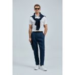 Lufian Luna Smart Erkek Polo Tişört - Kırık Beyaz - 4XL