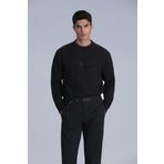 Lufian Luther Erkek Sweatshirt Siyah