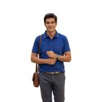 Lufian mart Erkek Polo Tişört Beden, Koyu aks, S, Smart Polo