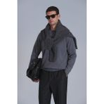 Lufian Moon Erkek Kazak Gri - 2XL