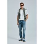 Lufian Nessıo Smart Jean Erkek Pantolon Slim Fit Mavi
