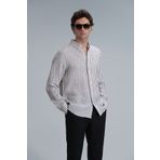 Lufian New Erkek Basic Gömlek Regular Fit Kahverengi