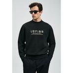 Lufian Oracle Erkek Sweatshirt Siyah