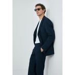 Lufian Piel Spor Erkek Blazer Ceket Slim Fit Lacivert - 50
