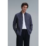 Lufian Pitaya Erkek Keten Gömlek Comfort Fit - Antrasit