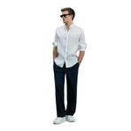Lufian Pitaya Keten Gömlek Comfort Fit, XL, 111010630, Beyaz, Erkek