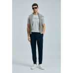 Lufian Pıto Smart Erkek Chino Pantolon Slim Fit - Lacivert - 44