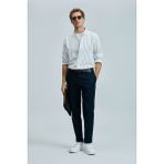 Lufian Plus Smart Erkek Chino Pantolon Slim Fit - 46 - Lacivert