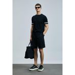 Lufian Ross Spor Erkek Chino Şort Slim Fit Siyah SİYAH 52
