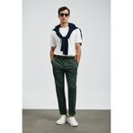 Lufian Rumı Smart Erkek Chino Pantolon Slim Fit Yeşil