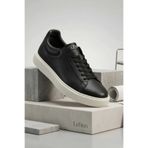 Lufian RY-1487 Siyah Beyaz Erkek Comfort Günlük Sneaker Ayakkabı