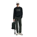Lufian Shadow Erkek Sweatshirt, Siyah, XL Beden