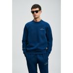 Lufian Sıgma Erkek Sweatshirt Saks - 3XL - Mavi