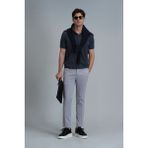 Lufian Simon Smart Erkek Chino Pantolon Slim Fit Gri - 48