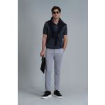 Lufian Simon Smart Erkek Chino Pantolon Slim Fit Gri
