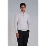 Lufian Stavan Erkek Kazak - Ekru - 2XL