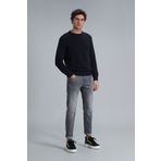 Lufian Stef Smart Jean Erkek Pantolon Slim Fit Açık Gri