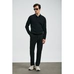 Lufian Sterno Smart Erkek Chino Pantolon Slim Fit Siyah