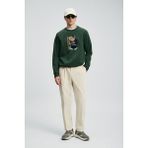 Lufian Storm Erkek Sweatshirt - Çimen Yeşili - XS