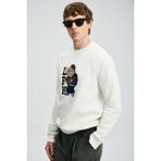 Lufian Storm Erkek Sweatshirt - Kırık Beyaz - XS