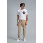 Lufian Tom Smart Erkek Chino Pantolon Slim Fit Deve Tüyü