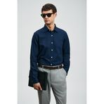 Lufian Veran Erkek Basic Gömlek Regular Fit Lacivert
