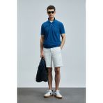 Lufian Vernon Smart Erkek Polo Tişört - Açık Lacivert - XS